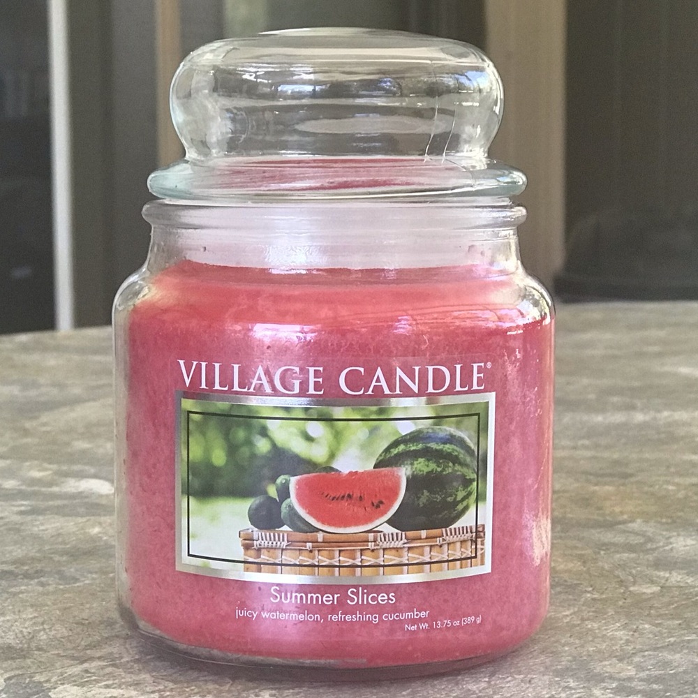 Village Candle Summer Slices 13.75 oz. Medium Jar, New